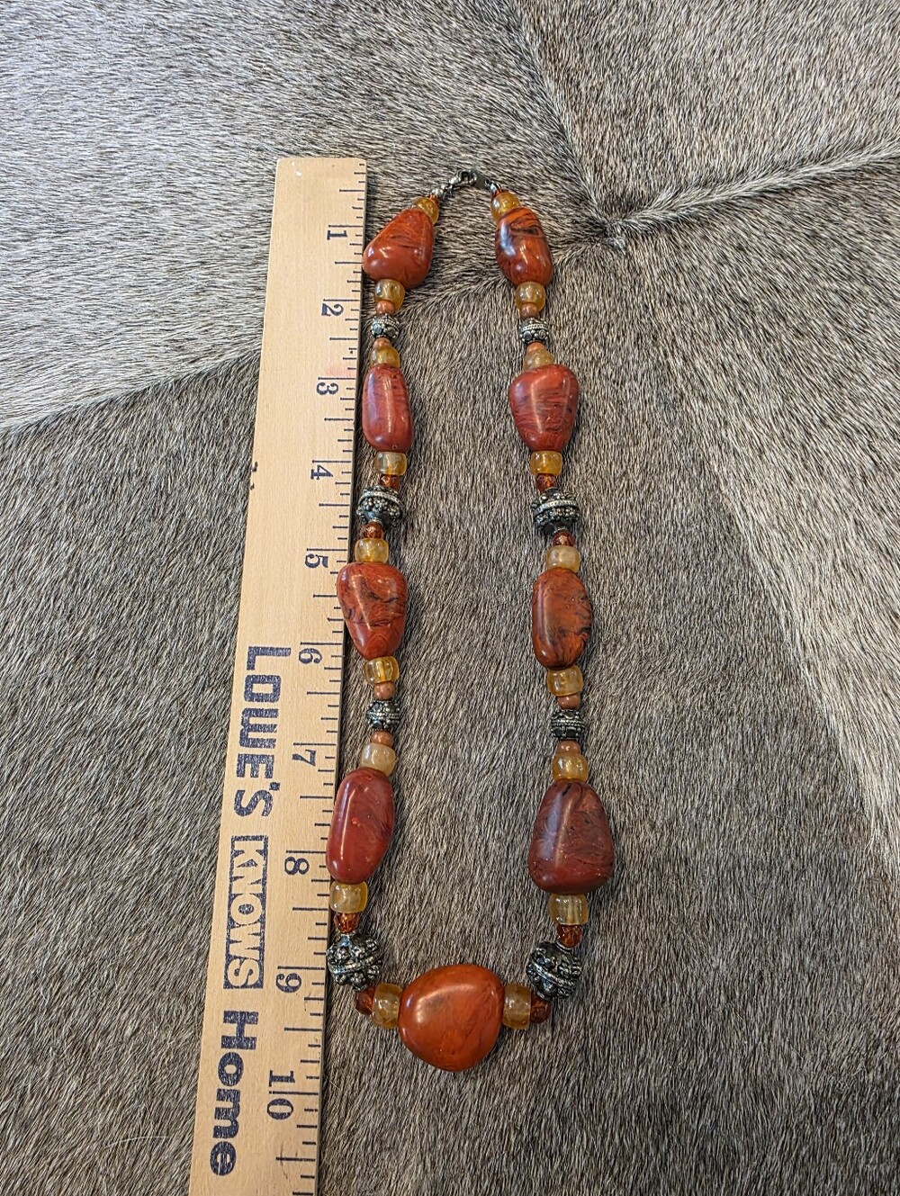 Vintage Stone Necklace - Picture 2 of 5